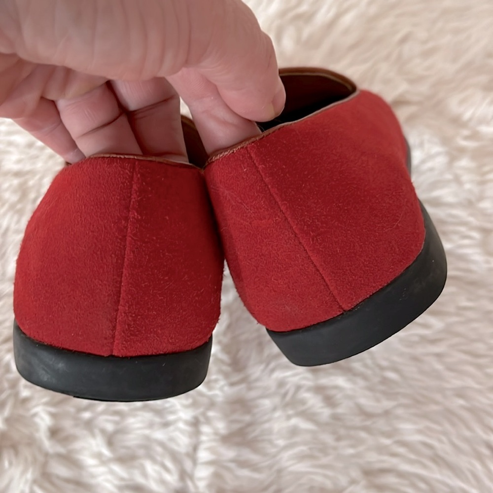 Lands’ End Women’s Red Suede Flats; Size 8.5; EUC - Picture 5 of 9